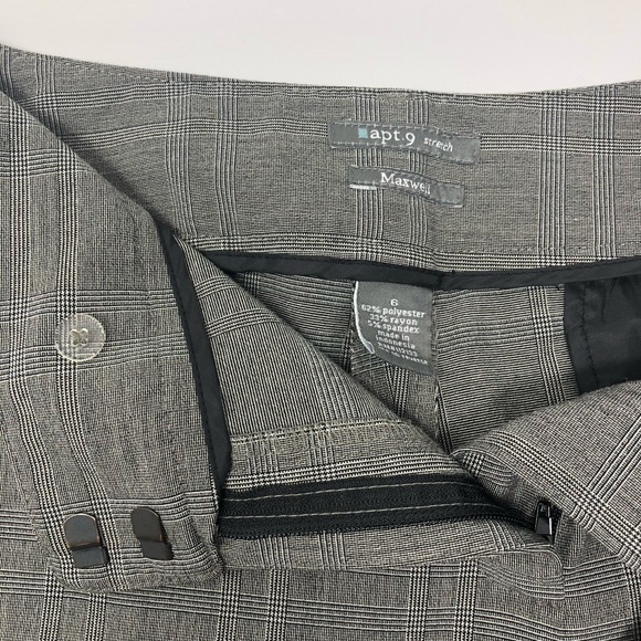 Apt 9 Stretch Maxwell Capris Size 6 - Picture 3 of 5